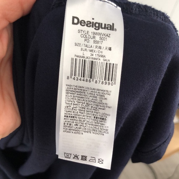 Desigual navy drop waist dress - Picture 11 of 13